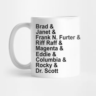 Rocky Horror Cast Mug